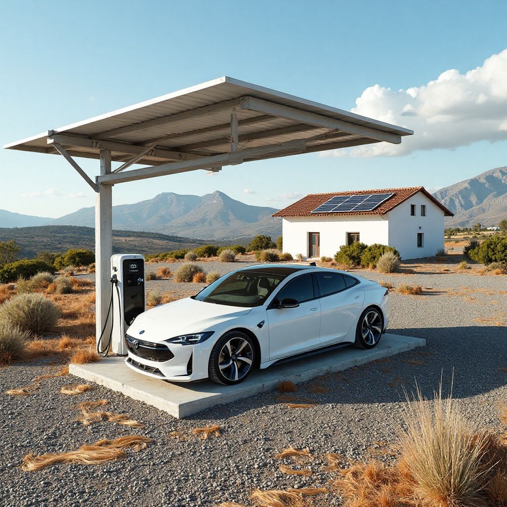 Instalación con paneles solares