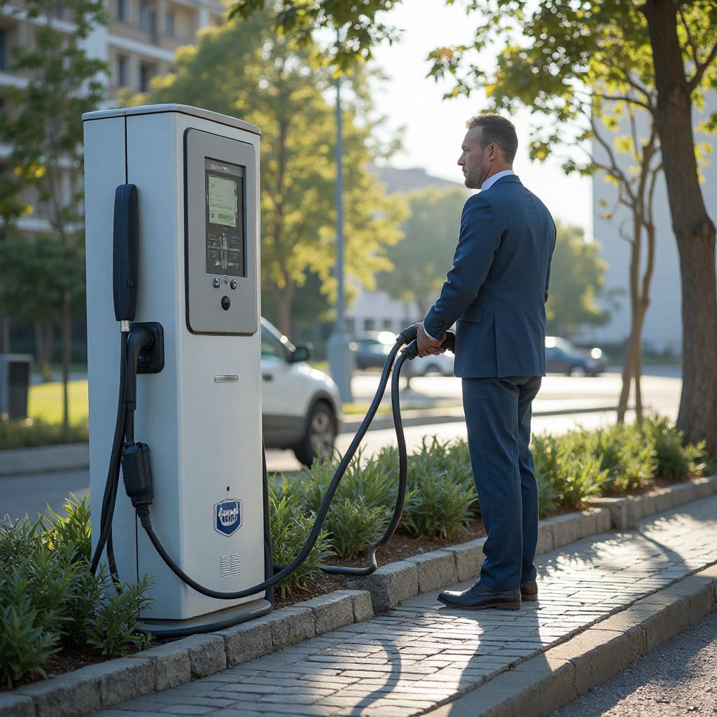 Instalación de estación de carga
